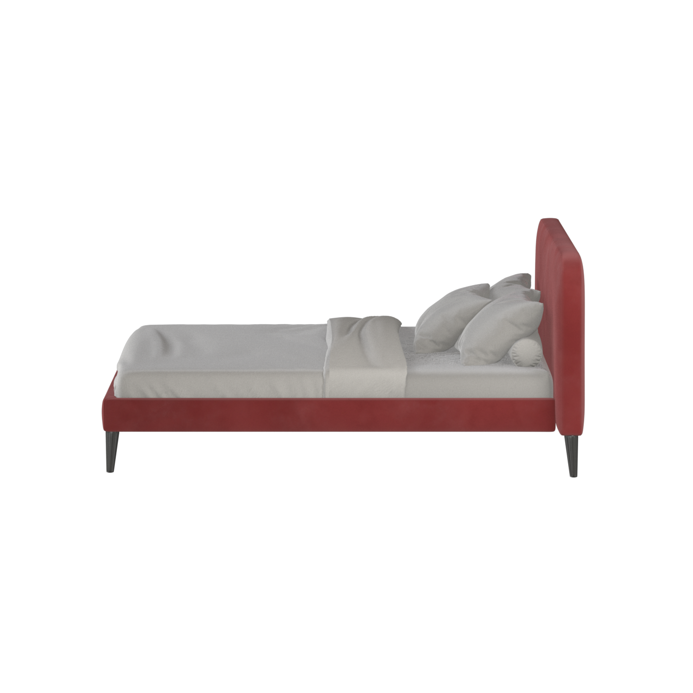 Selma Double Bed with Deep Vertical Tufting