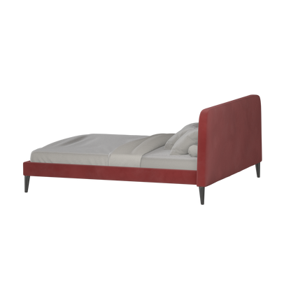 Selma Double Bed with Deep Vertical Tufting