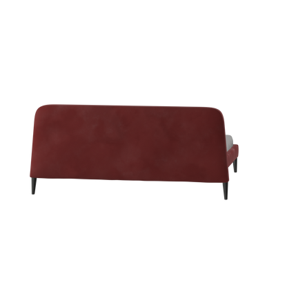Selma Double Bed with Deep Vertical Tufting