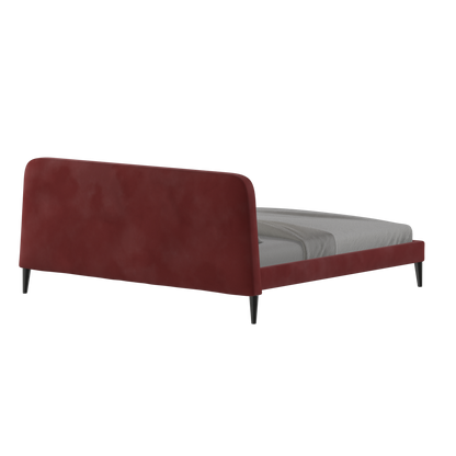 Selma Double Bed with Deep Vertical Tufting