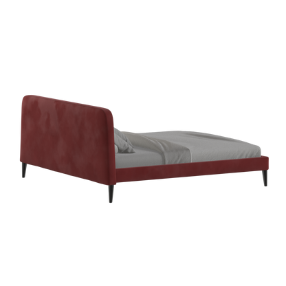 Selma Double Bed with Deep Vertical Tufting