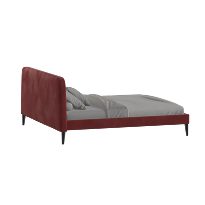 Selma Double Bed with Deep Vertical Tufting
