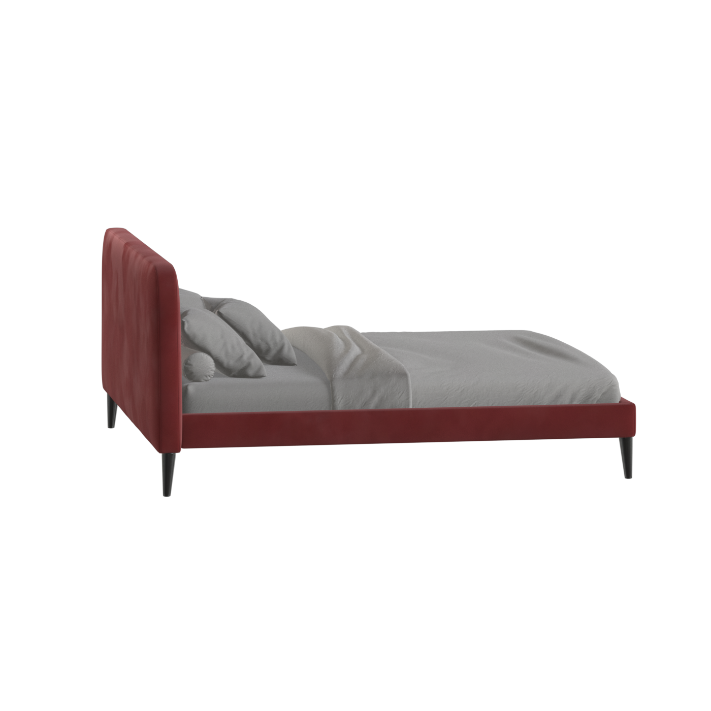 Selma Double Bed with Deep Vertical Tufting