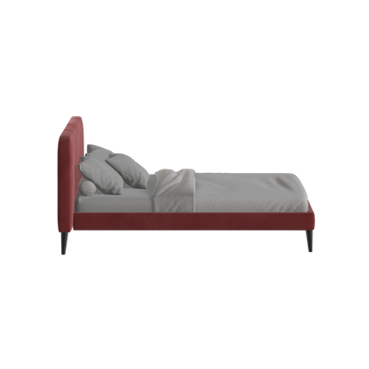 Selma Double Bed with Deep Vertical Tufting