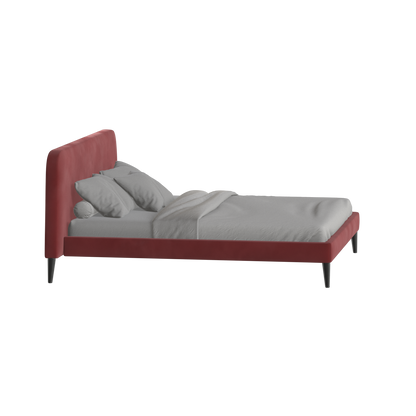 Selma Double Bed with Deep Vertical Tufting