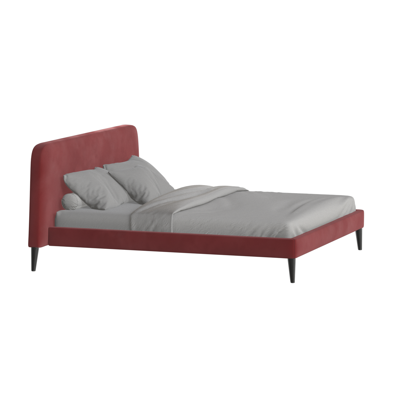 Selma Double Bed with Deep Vertical Tufting
