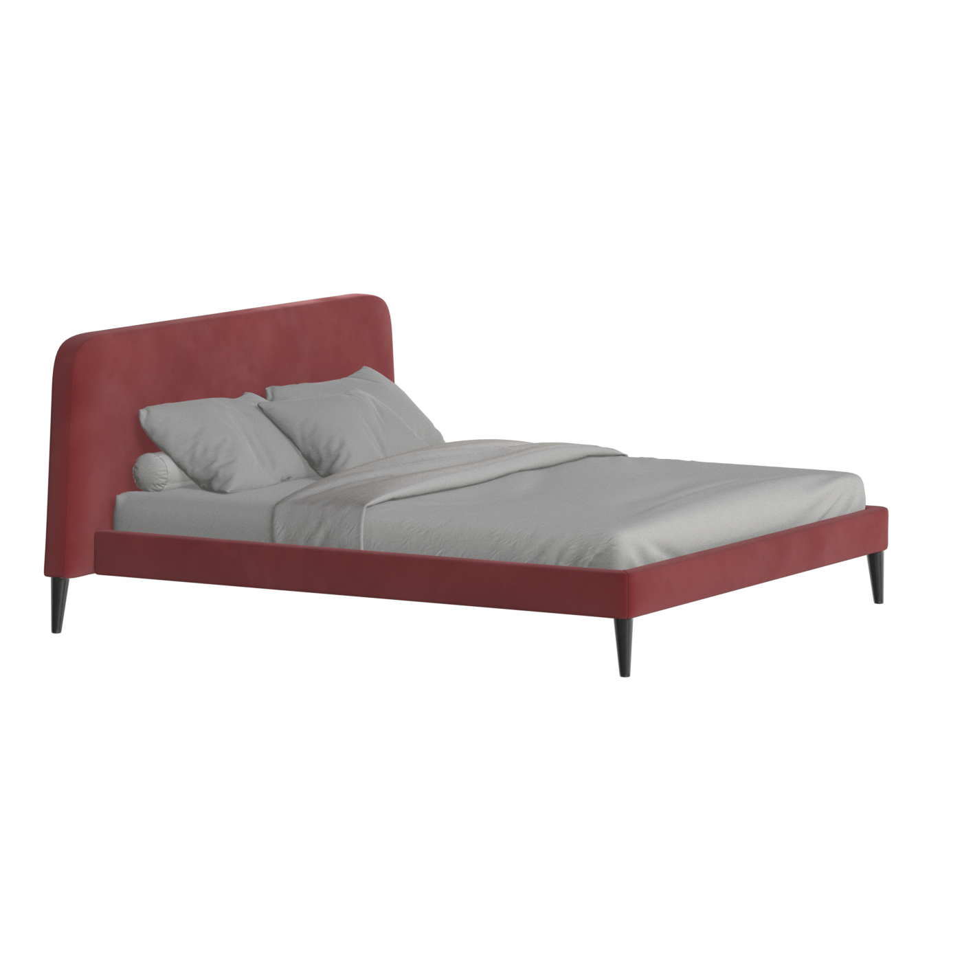 Selma Double Bed with Deep Vertical Tufting