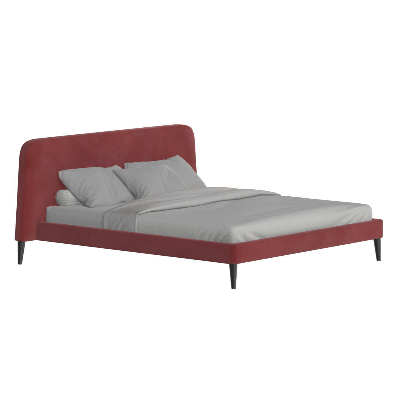 Selma Double Bed with Deep Vertical Tufting
