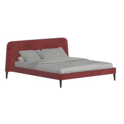 Selma Double Bed with Deep Vertical Tufting