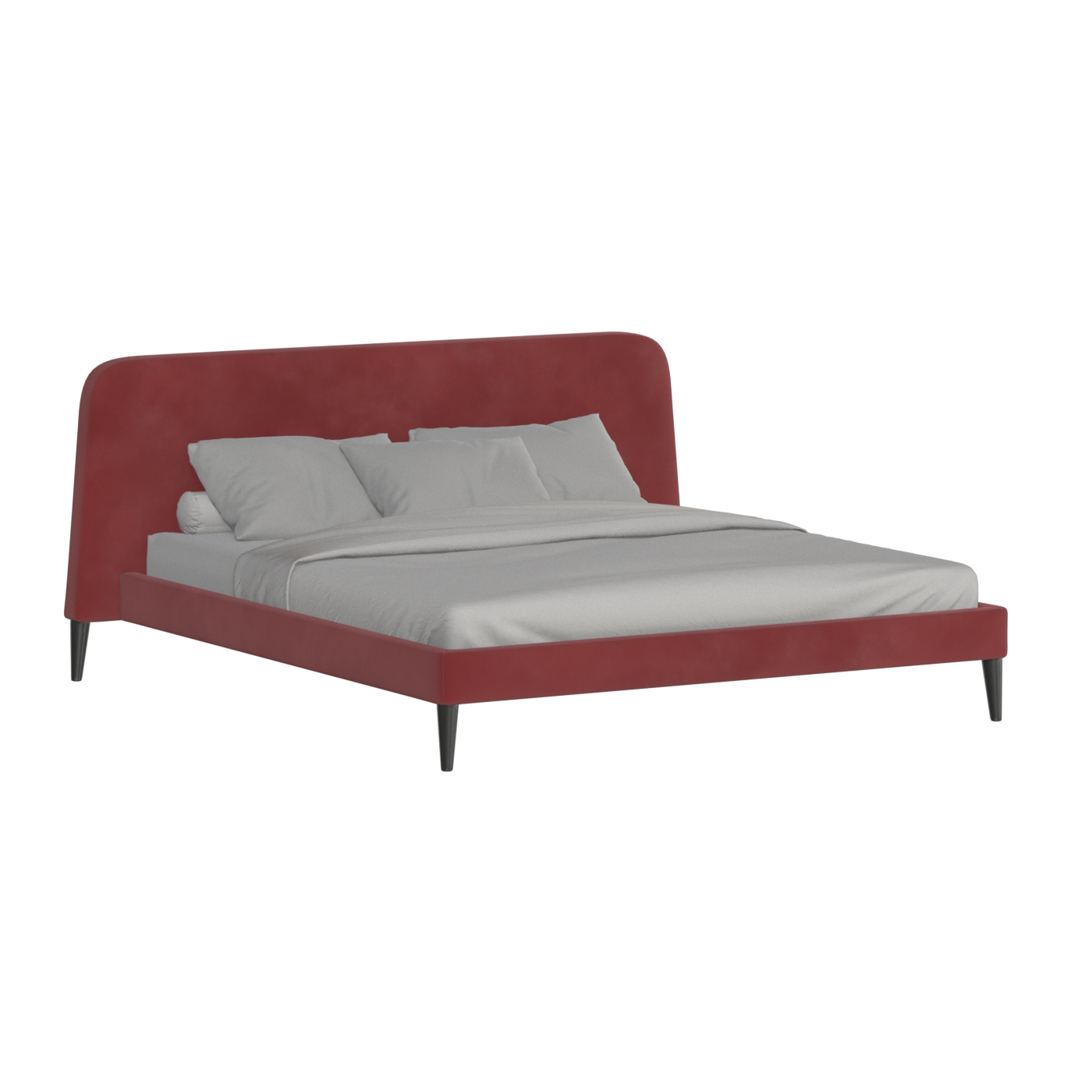 Selma Double Bed with Deep Vertical Tufting
