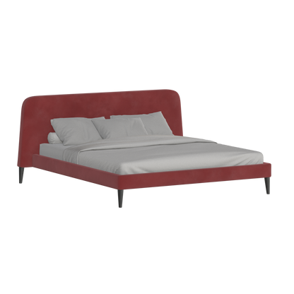 Selma Double Bed with Deep Vertical Tufting