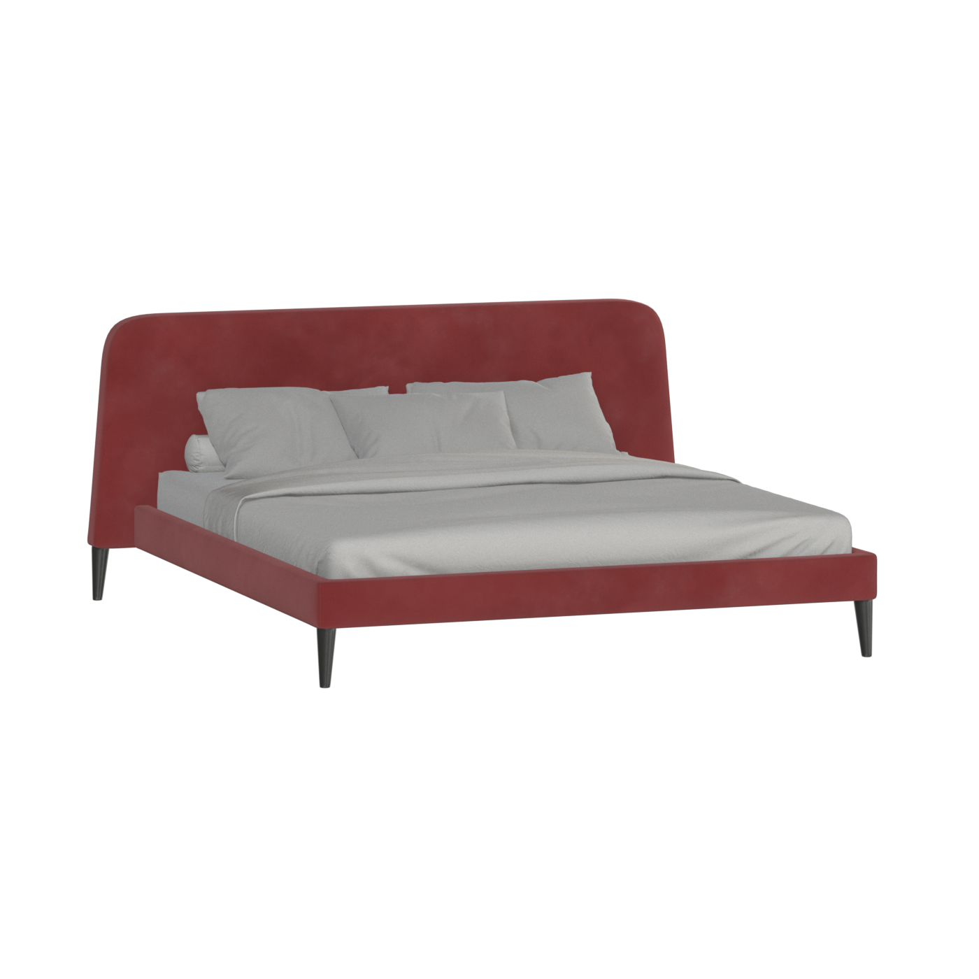 Selma Double Bed with Deep Vertical Tufting