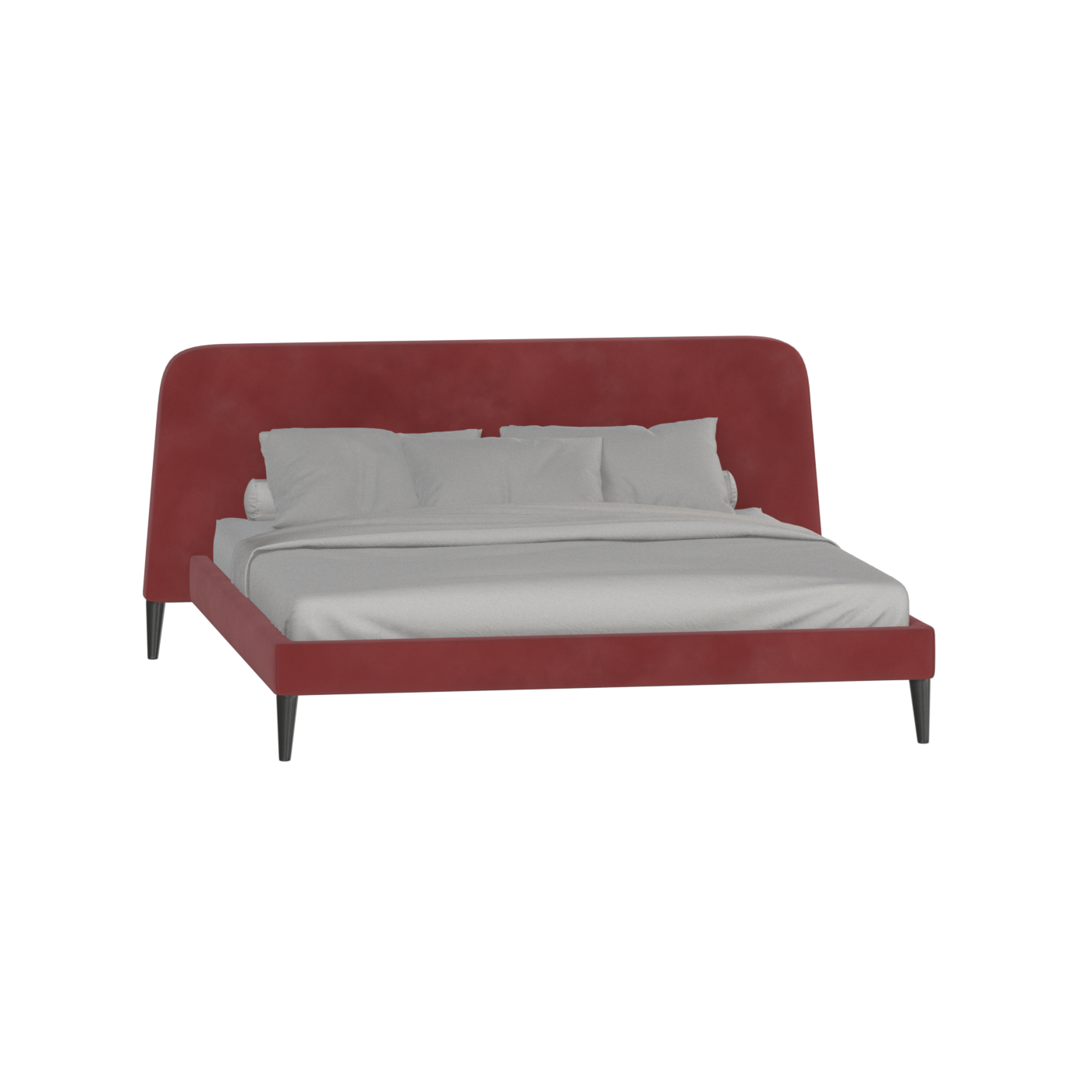 Selma Double Bed with Deep Vertical Tufting