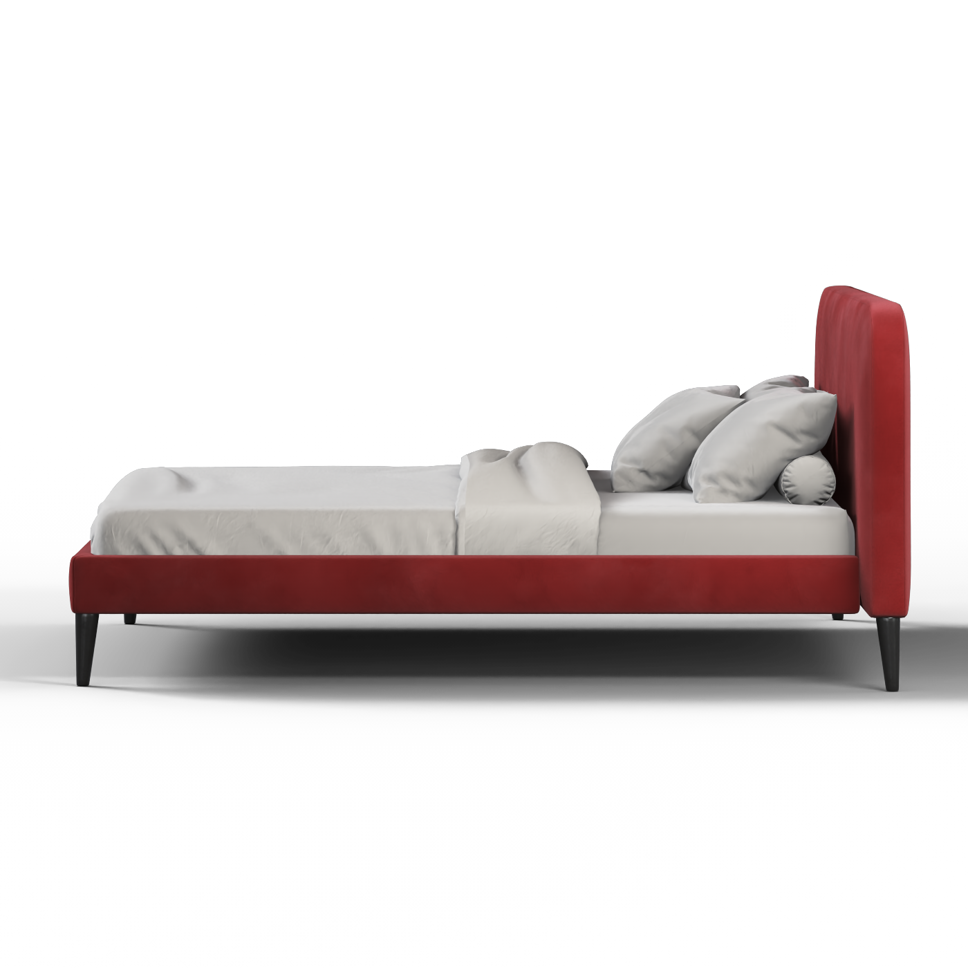 Selma Double Bed with Deep Vertical Tufting