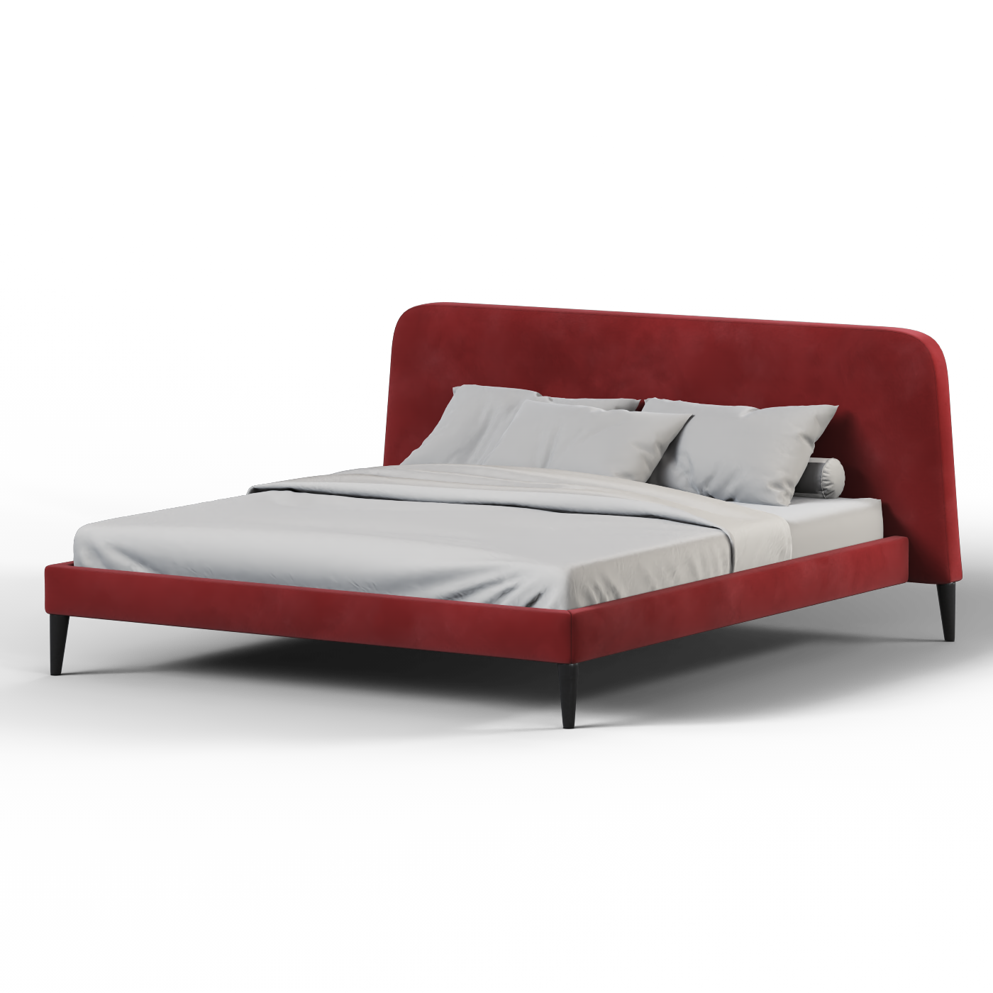 Selma Double Bed with Deep Vertical Tufting