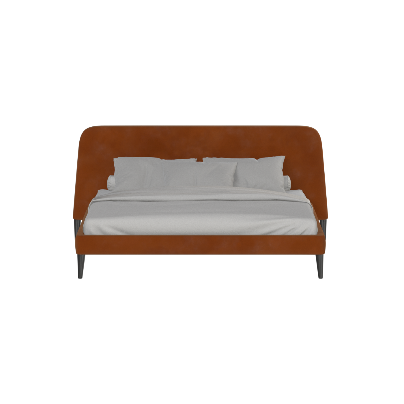 Lit double Selma avec capitonnage vertical profond