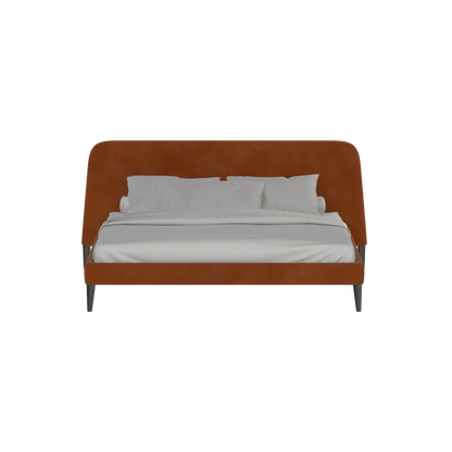 Lit double Selma avec capitonnage vertical profond