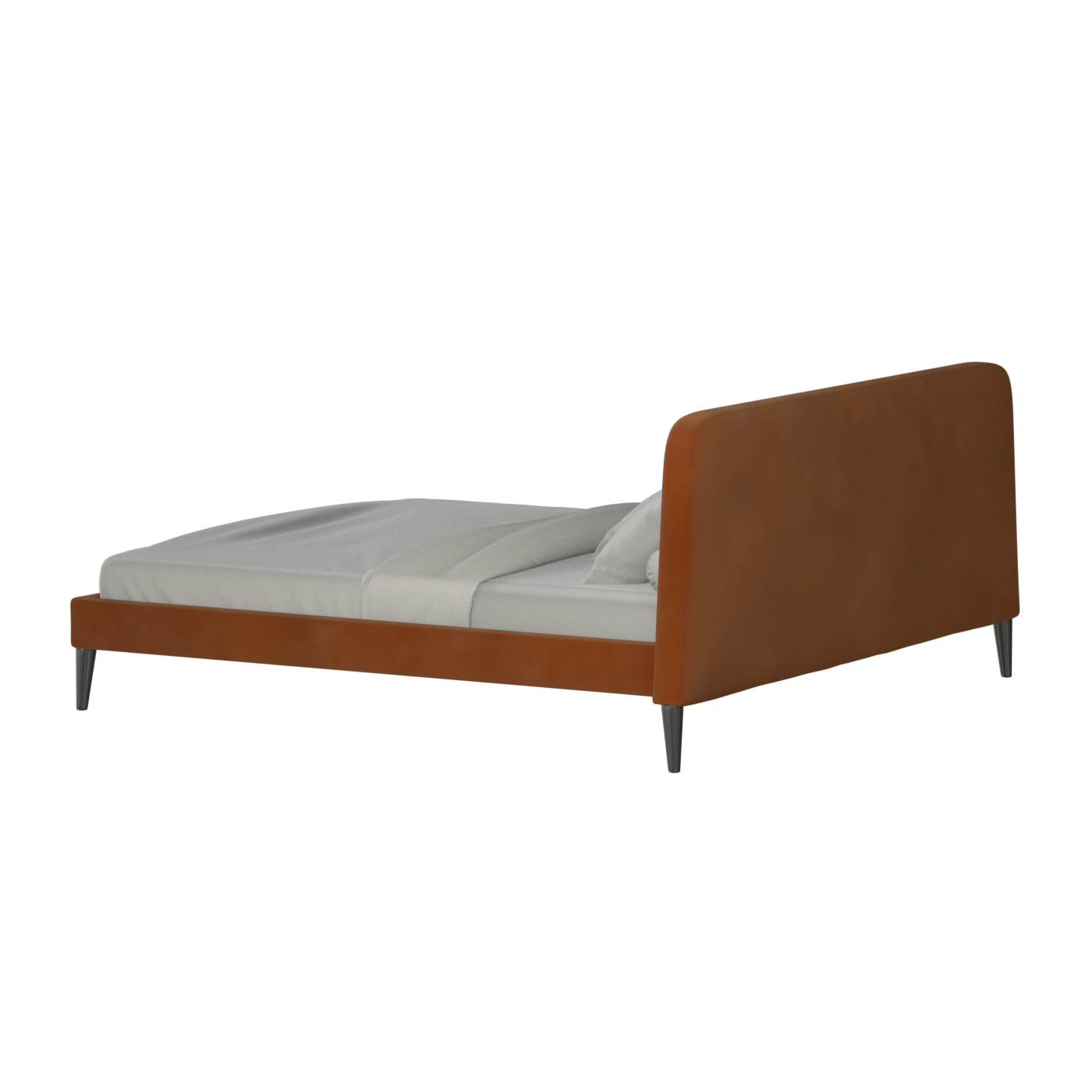 Lit double Selma avec capitonnage vertical profond