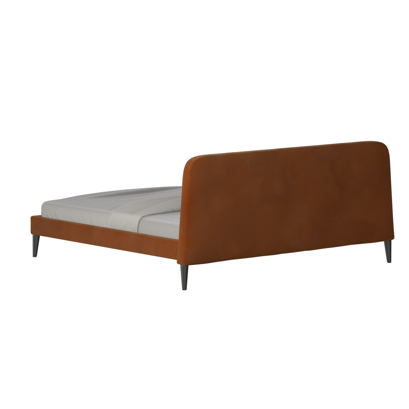 Lit double Selma avec capitonnage vertical profond
