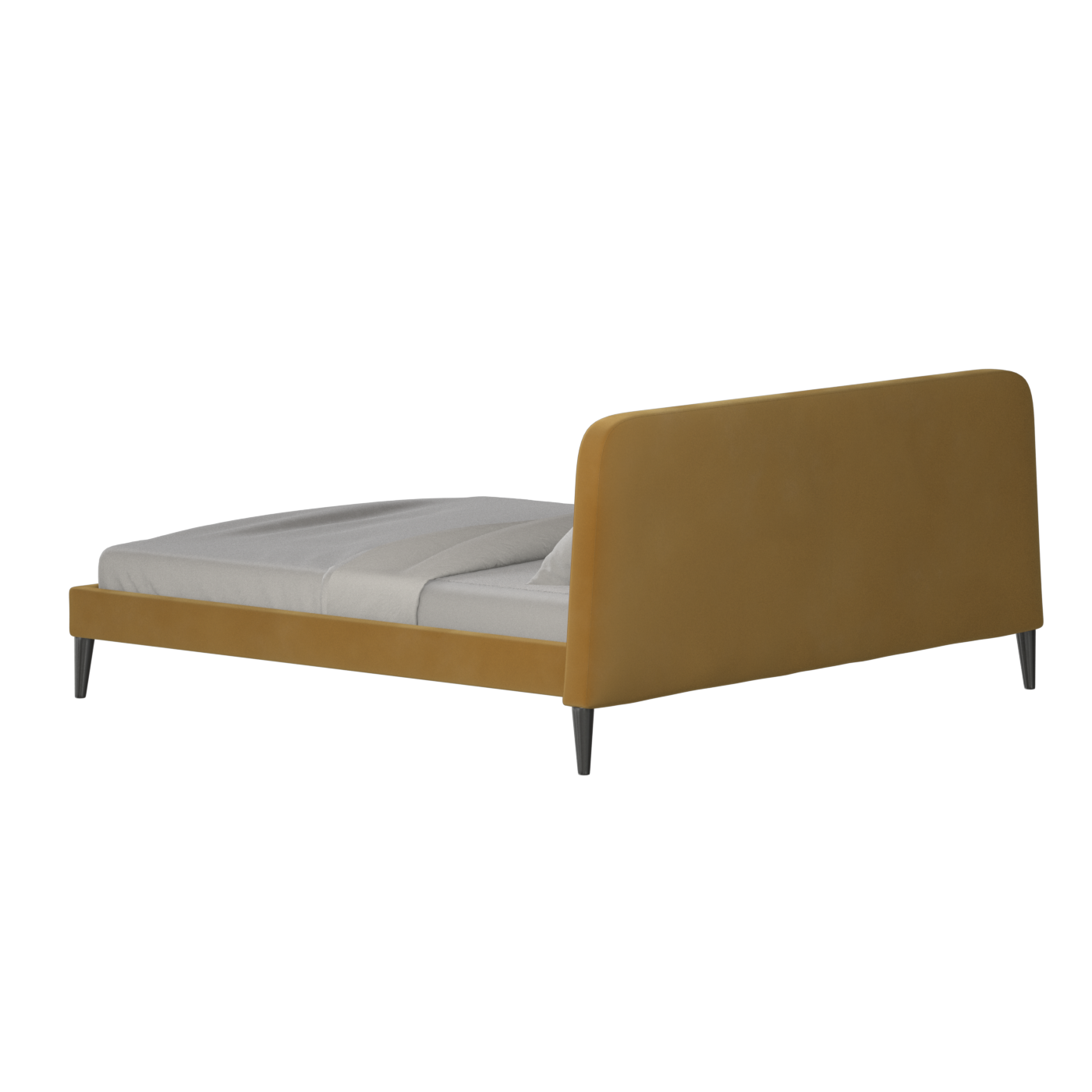 Lit double Selma avec capitonnage vertical profond