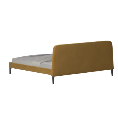 Lit double Selma avec capitonnage vertical profond
