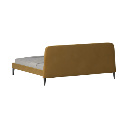 Lit double Selma avec capitonnage vertical profond