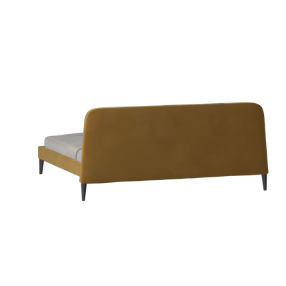 Lit double Selma avec capitonnage vertical profond