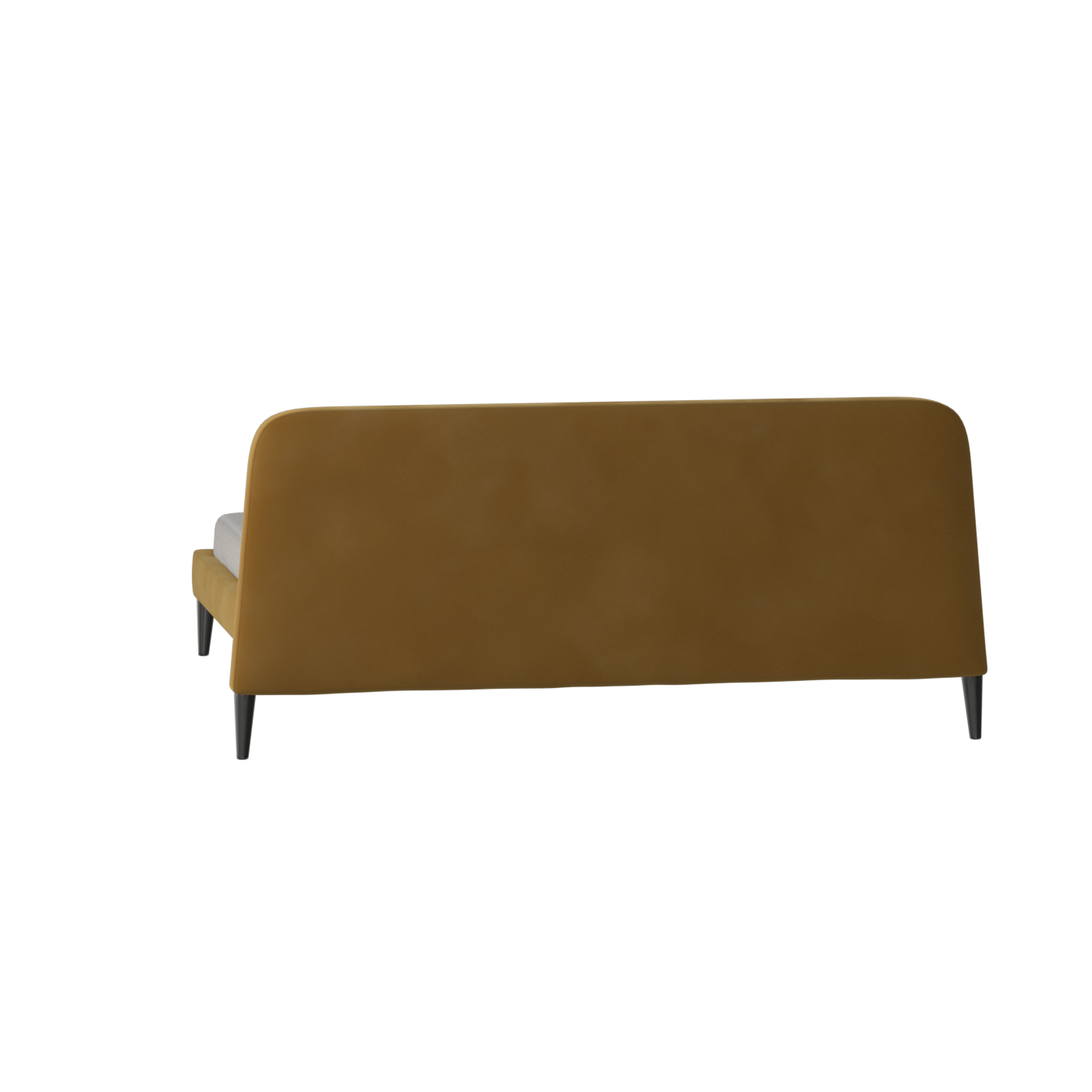 Lit double Selma avec capitonnage vertical profond