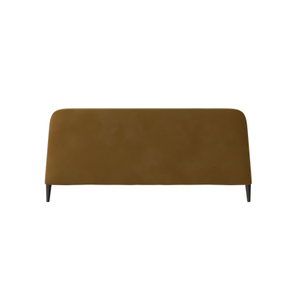 Lit double Selma avec capitonnage vertical profond