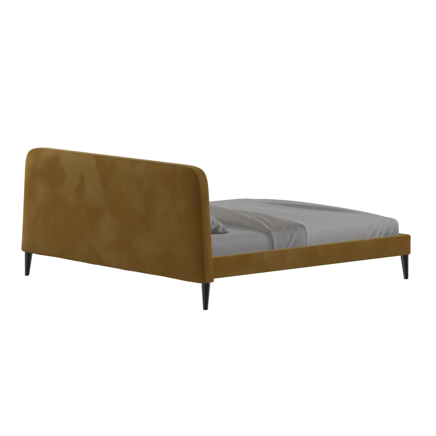 Lit double Selma avec capitonnage vertical profond