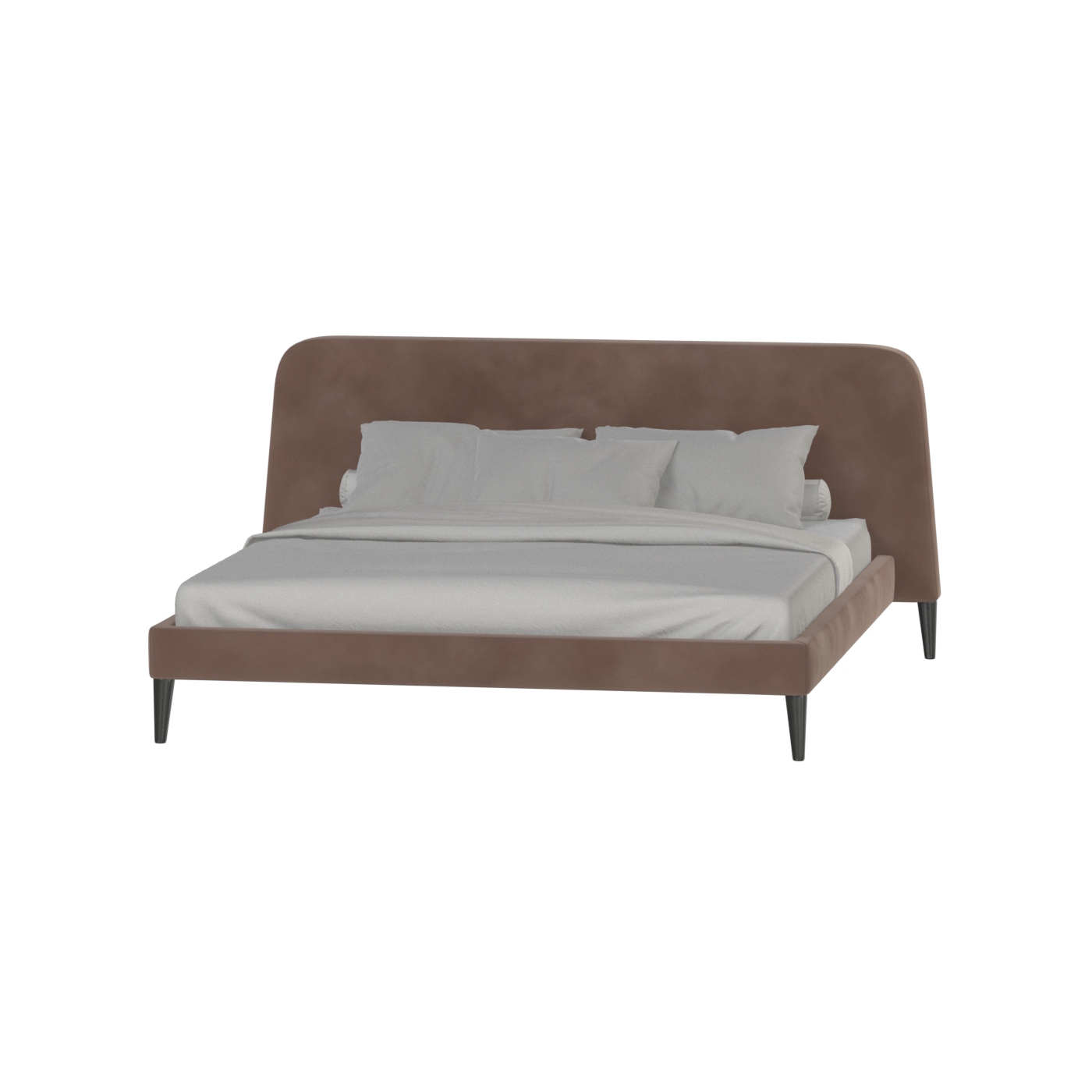 Selma Double Bed with Deep Vertical Tufting