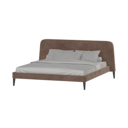 Selma Double Bed with Deep Vertical Tufting