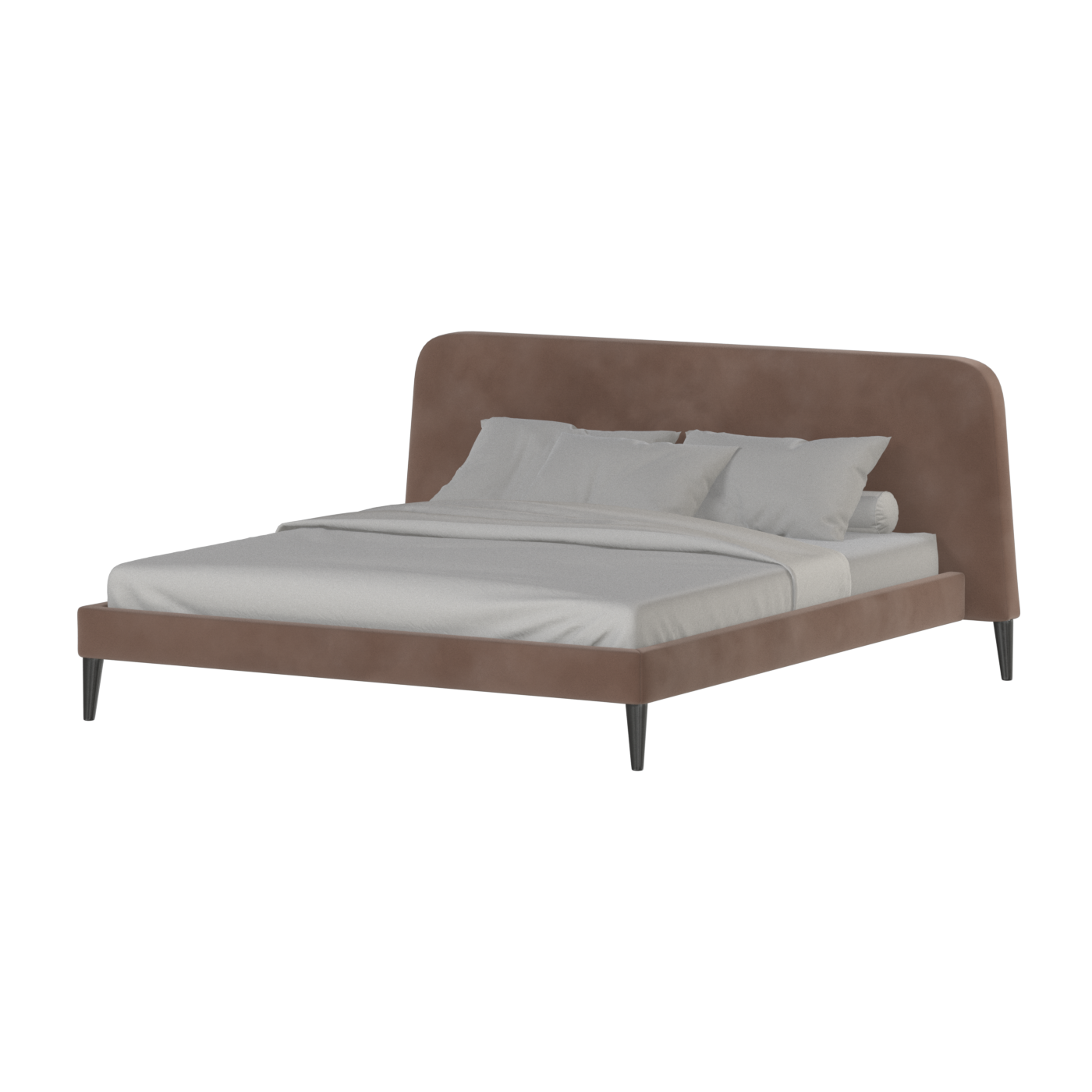 Selma Double Bed with Deep Vertical Tufting