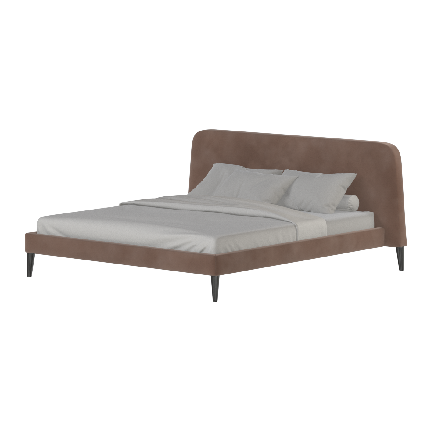 Selma Double Bed with Deep Vertical Tufting