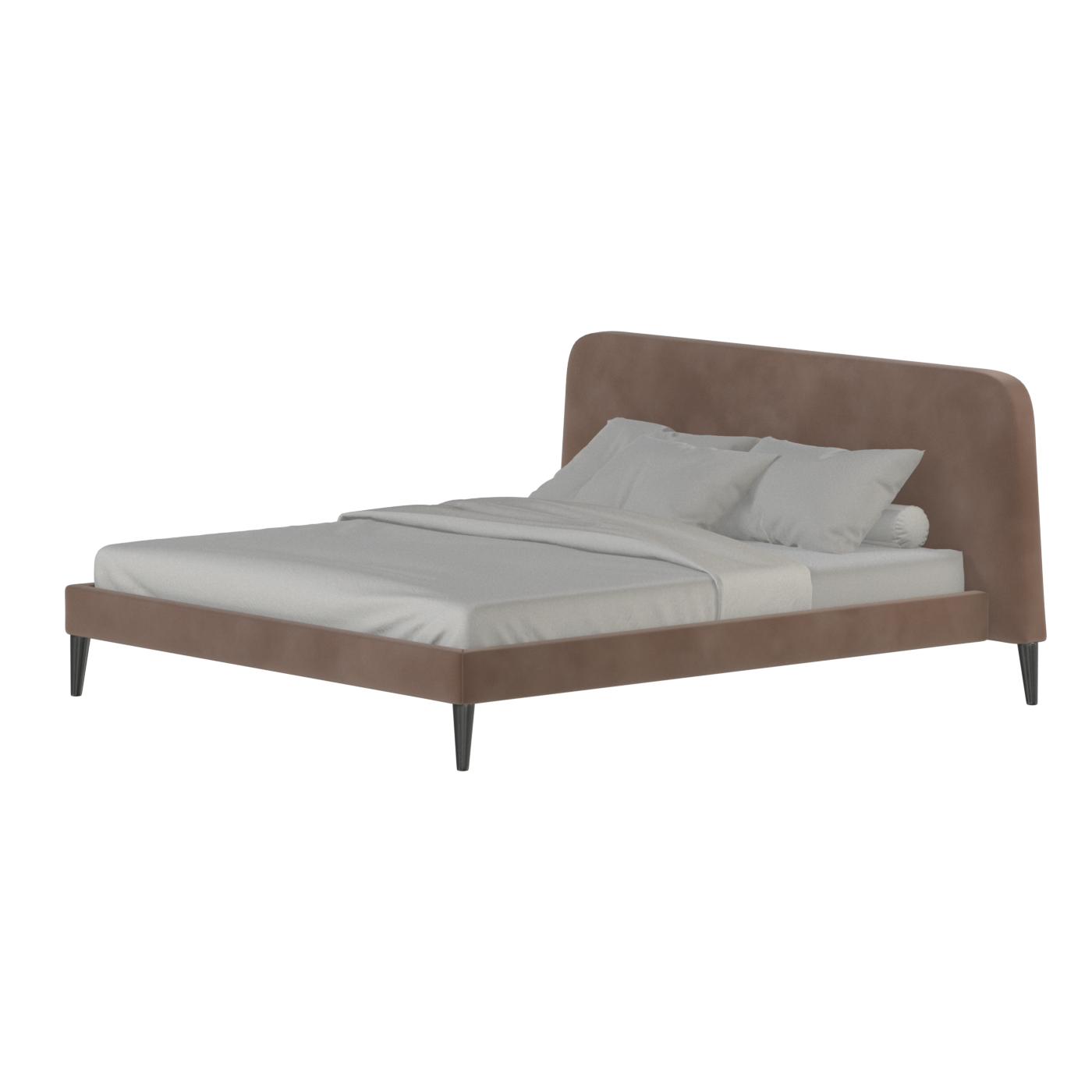 Selma Double Bed with Deep Vertical Tufting