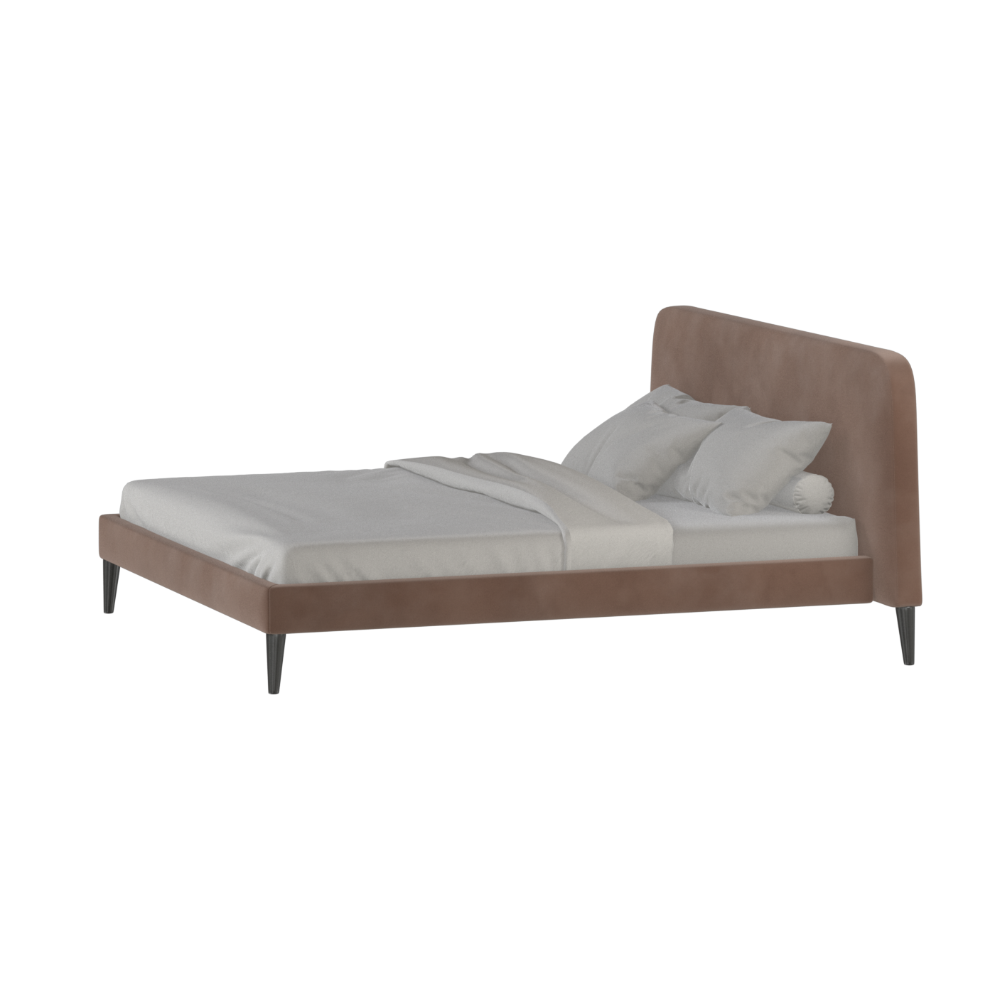 Selma Double Bed with Deep Vertical Tufting