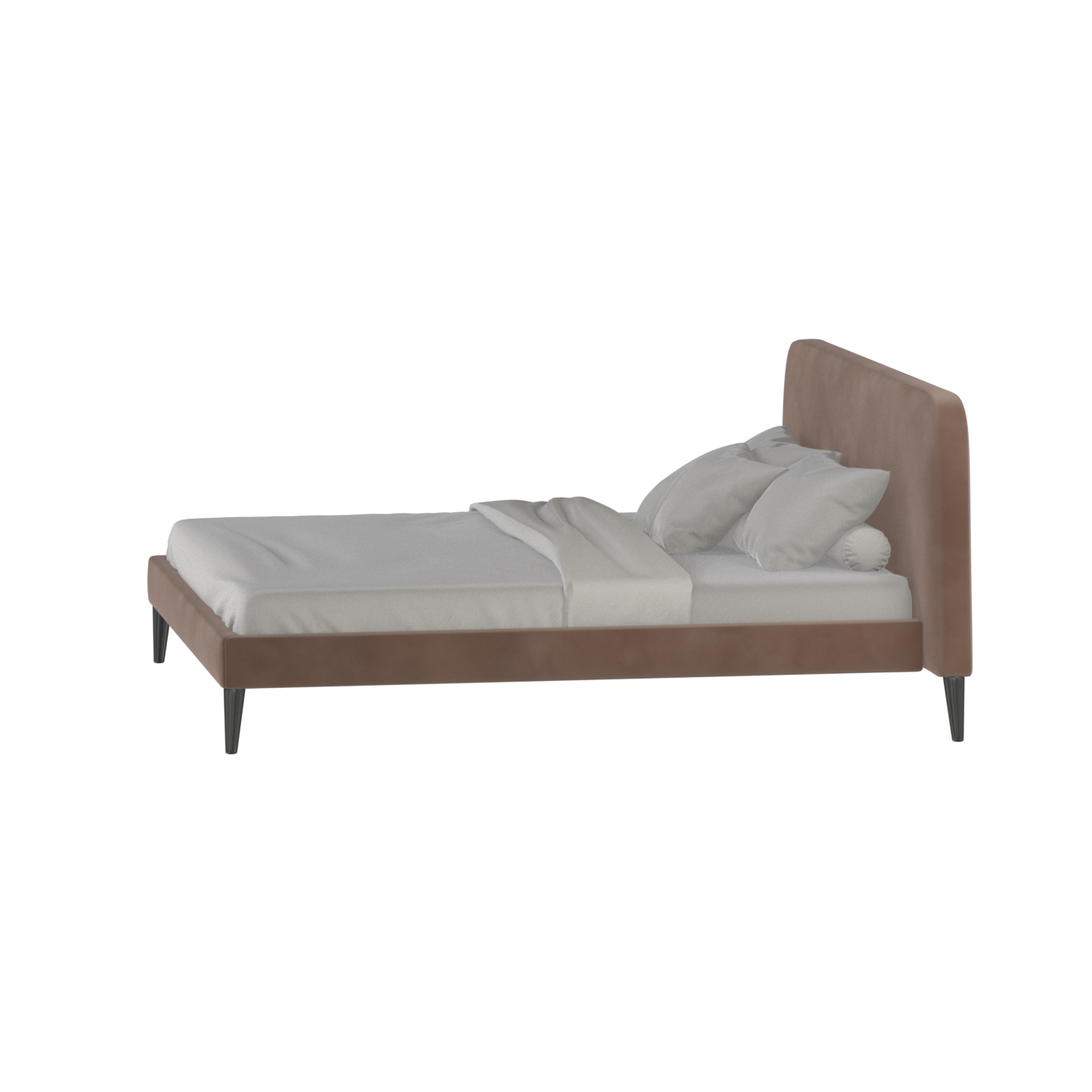 Selma Double Bed with Deep Vertical Tufting
