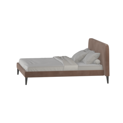 Selma Double Bed with Deep Vertical Tufting