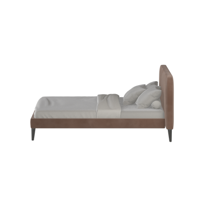 Selma Double Bed with Deep Vertical Tufting