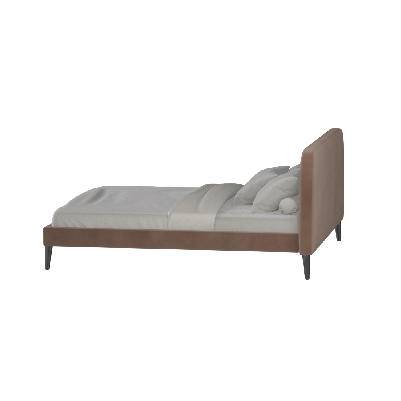 Selma Double Bed with Deep Vertical Tufting