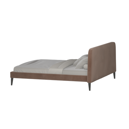 Selma Double Bed with Deep Vertical Tufting