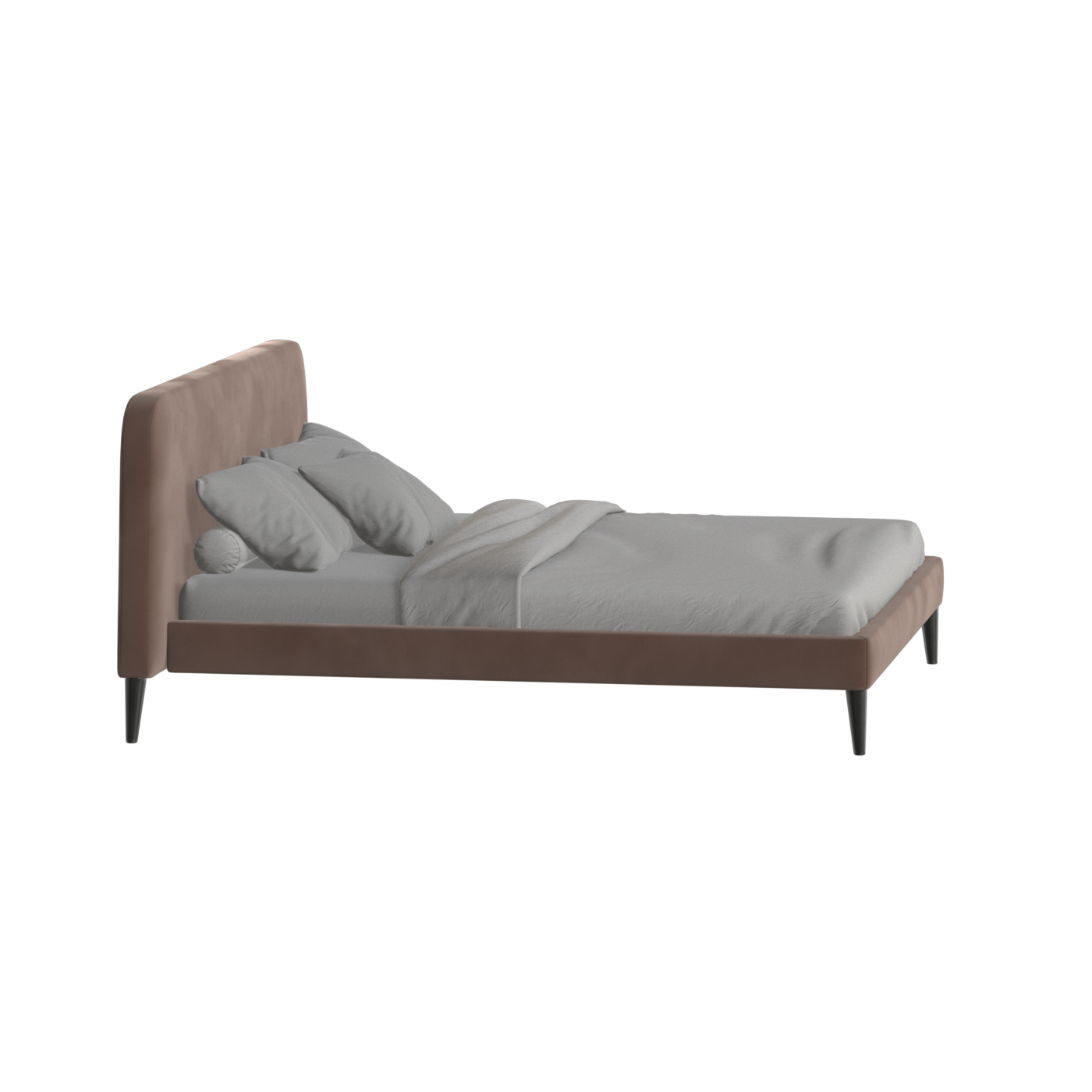 Selma Double Bed with Deep Vertical Tufting