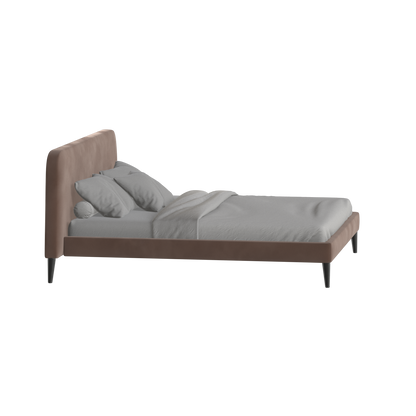 Selma Double Bed with Deep Vertical Tufting