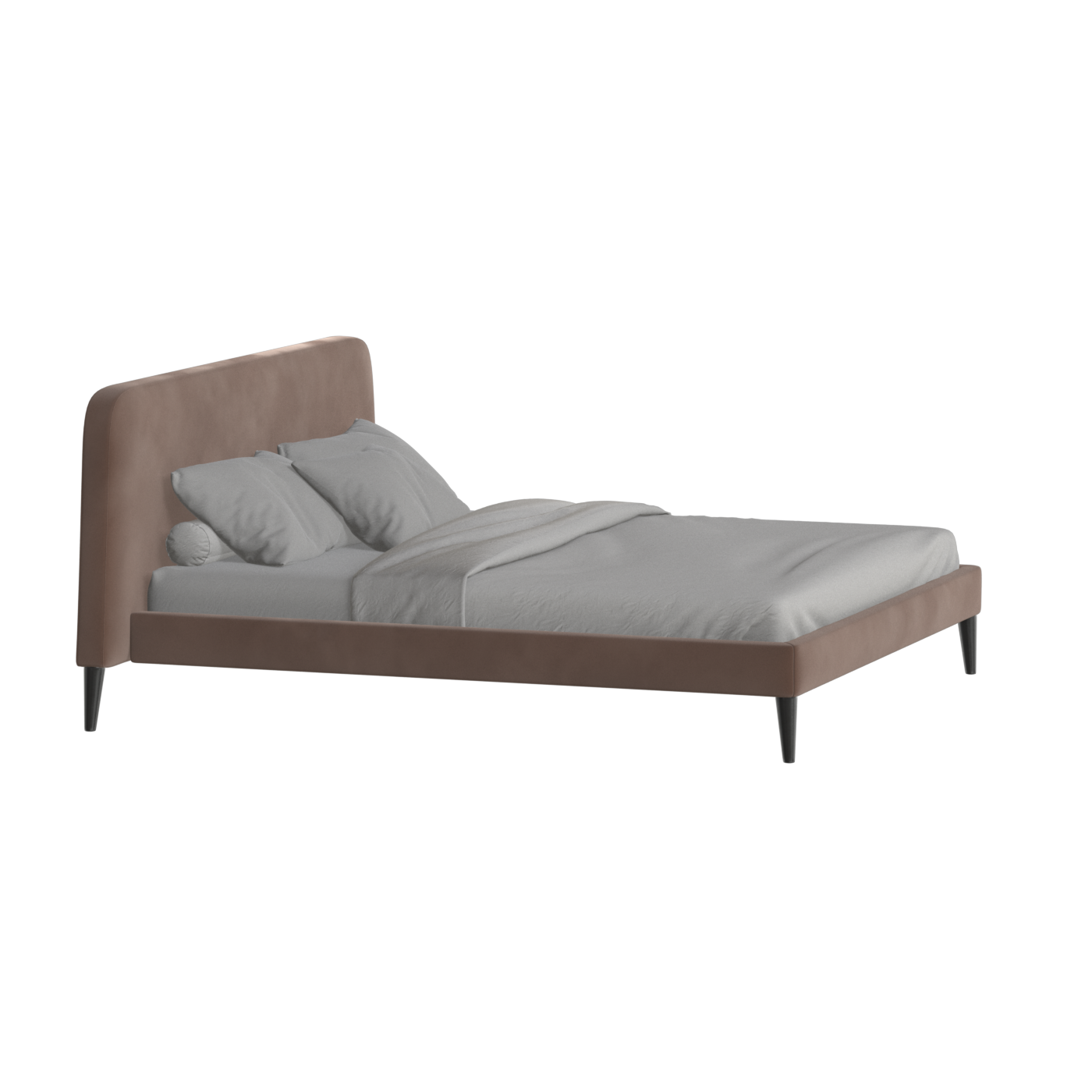 Selma Double Bed with Deep Vertical Tufting