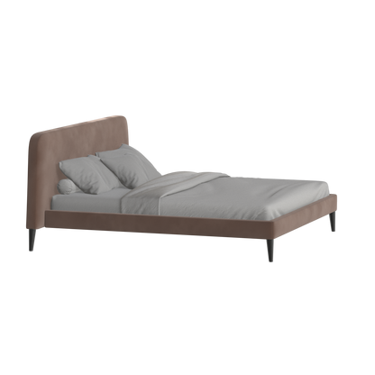 Selma Double Bed with Deep Vertical Tufting