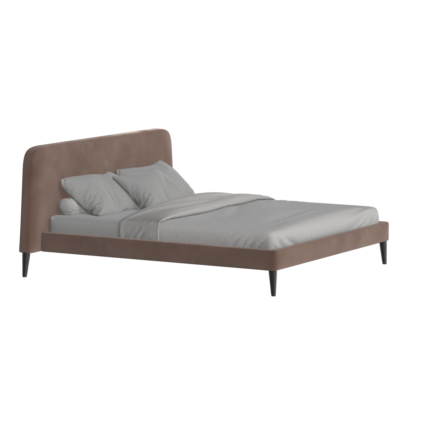 Selma Double Bed with Deep Vertical Tufting