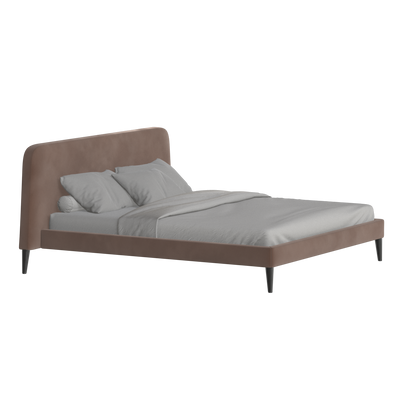 Selma Double Bed with Deep Vertical Tufting