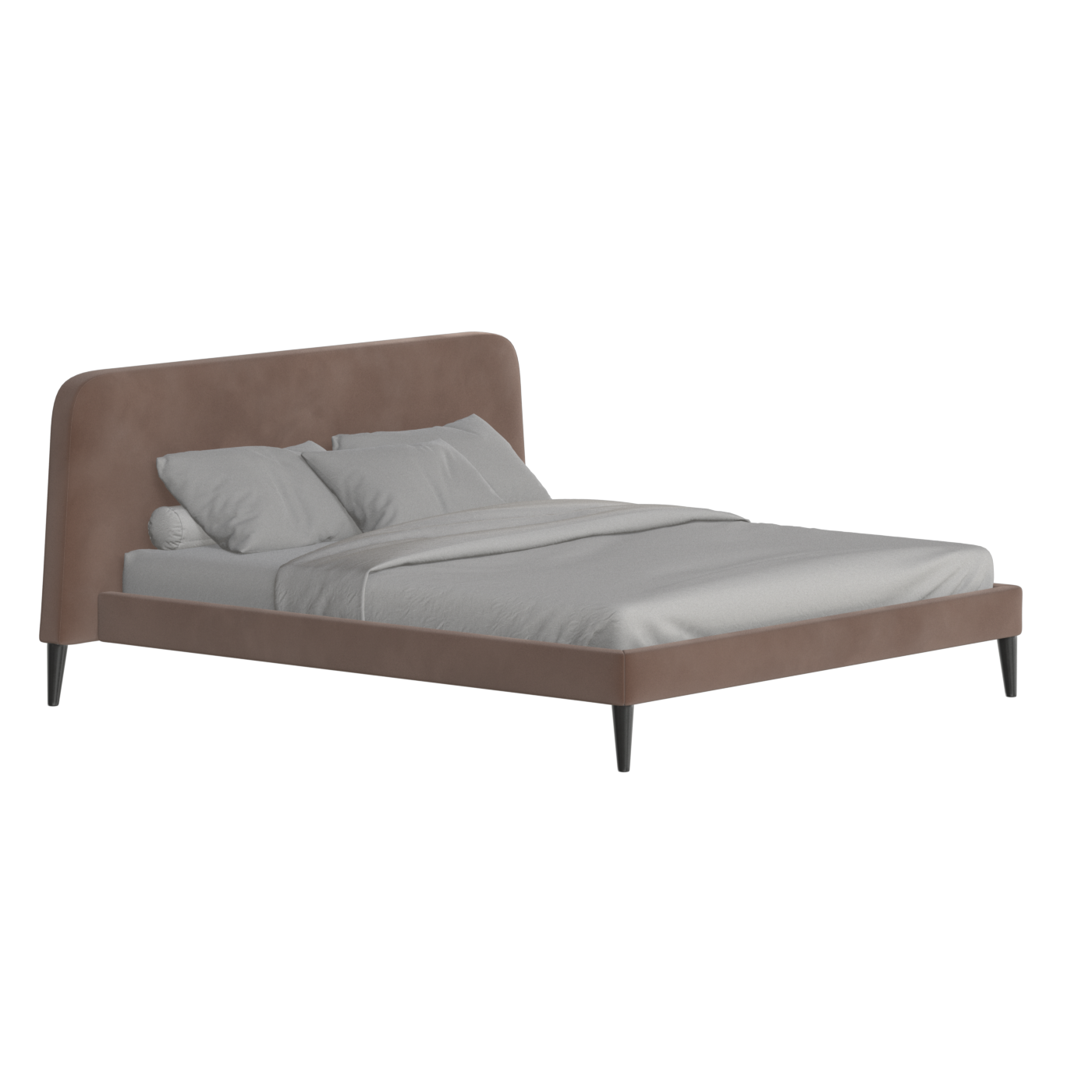 Selma Double Bed with Deep Vertical Tufting