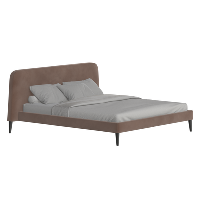 Selma Double Bed with Deep Vertical Tufting