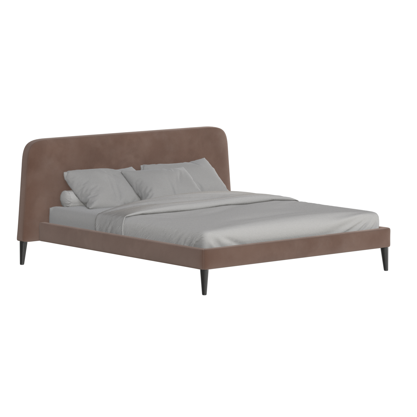 Selma Double Bed with Deep Vertical Tufting
